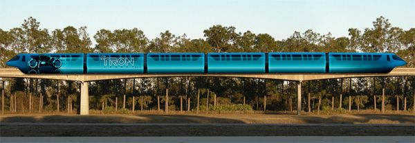 Disney Monorail Trains to Feature TRON LEGACY Art (3).jpg